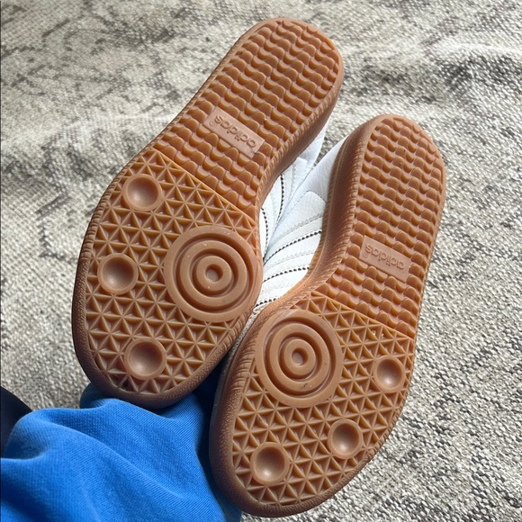 Adidas Samba White and Coral Sneakers - Picture 5 of 8